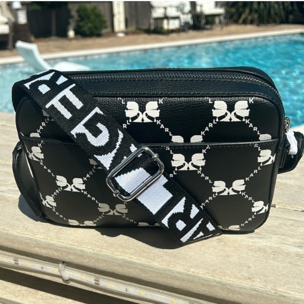 Karl Lagerfeld Maybelle Logo Crossbody NWT
